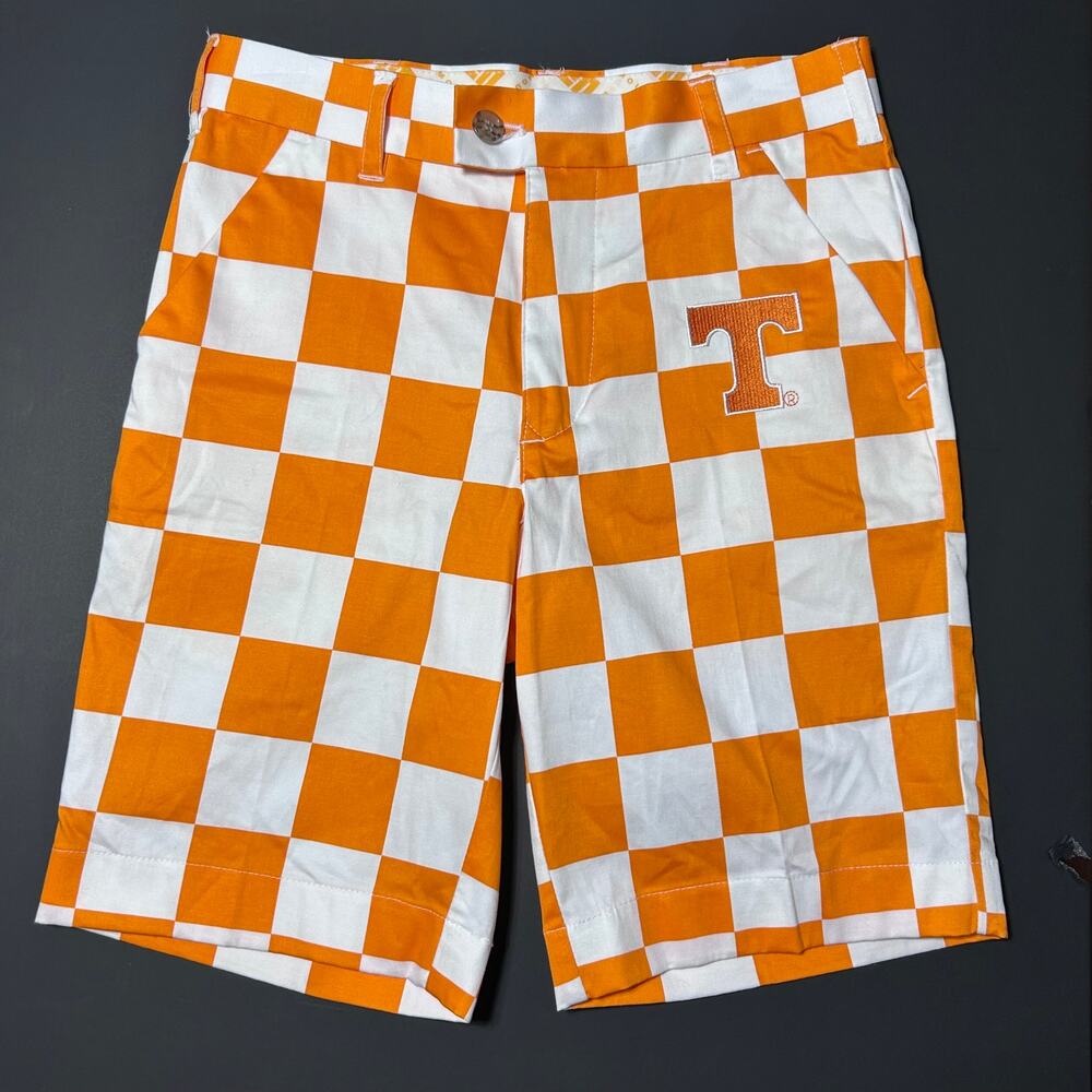 Loudmouth Shorts TN College Vols Volunteers Men Sz 28 Golf Preppy Orange White